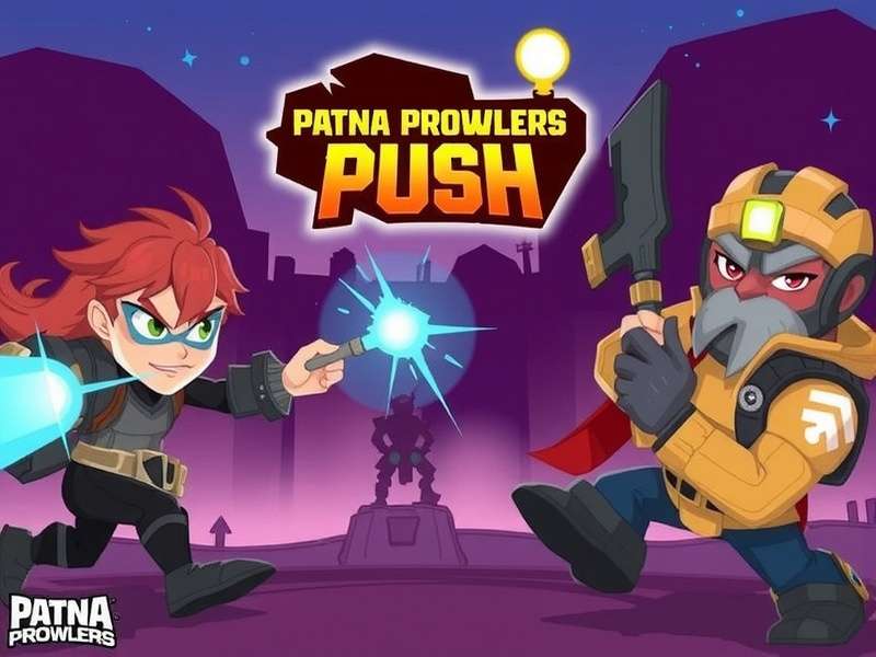 Patna Prowlers Push game hero image showing main character in action